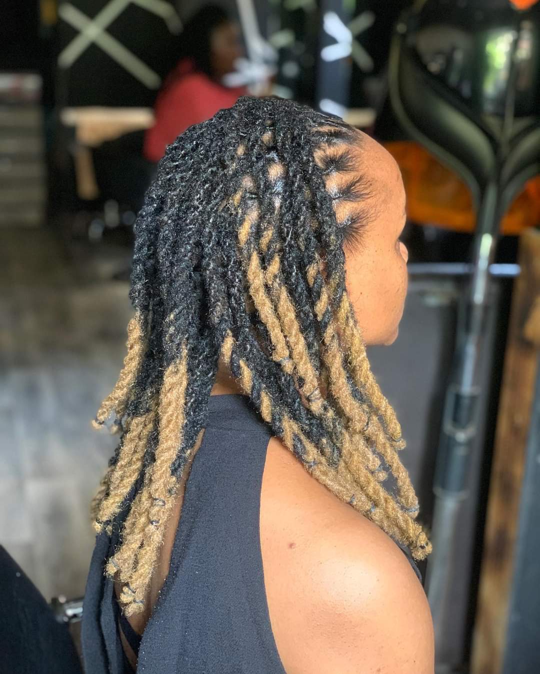 artifical dreads installation