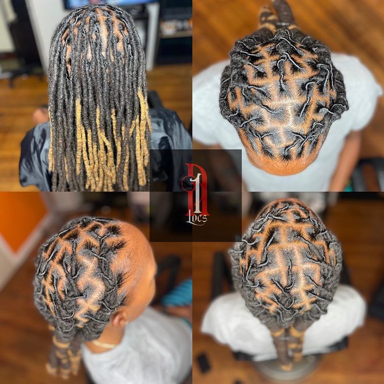 artifical dreads installation