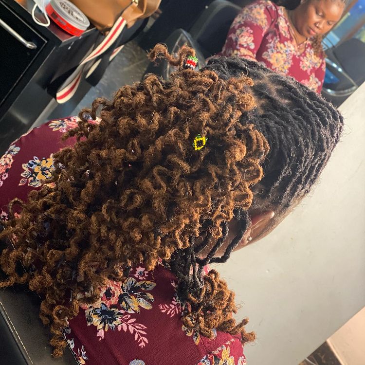 artifical dreads installation
