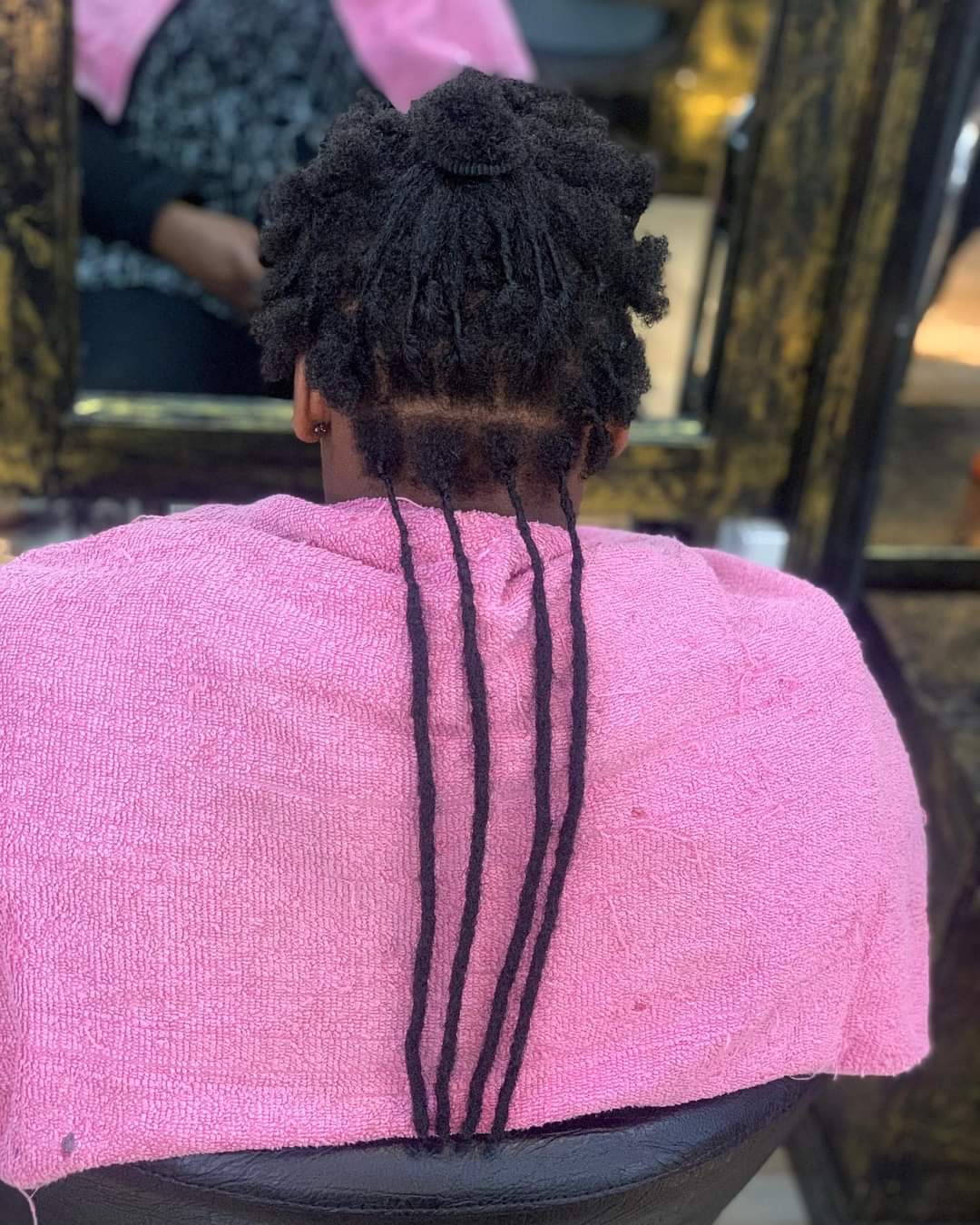 artifical dreads installation